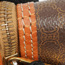 Celine Brown Macadam Vanity Handbag