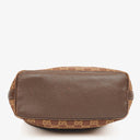 Gucci Brown Monogram Canvas and Leather Hobo Shoulder Bag