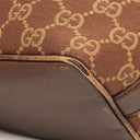 Gucci Brown Monogram Canvas and Leather Hobo Shoulder Bag