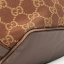 Gucci Brown Monogram Canvas and Leather Hobo Shoulder Bag