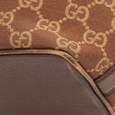 Gucci Brown Monogram Canvas and Leather Hobo Shoulder Bag