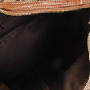 Gucci Bamboo Top Handle Beige GG Canvas Bag