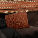 Gucci Bamboo Top Handle Beige GG Canvas Bag