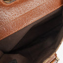 Gucci Bamboo Top Handle Beige GG Canvas Bag