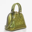 Louis Vuitton Alma BB Givre Monogram Vernis Leather Bag