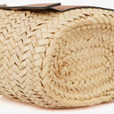 Loewe Neutral/Brown Raffia Basket Bag