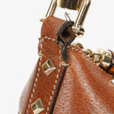 Gucci Bamboo Top Handle Beige GG Canvas Bag