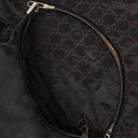 Gucci Black GG Canvas Shoulder Hobo Bag