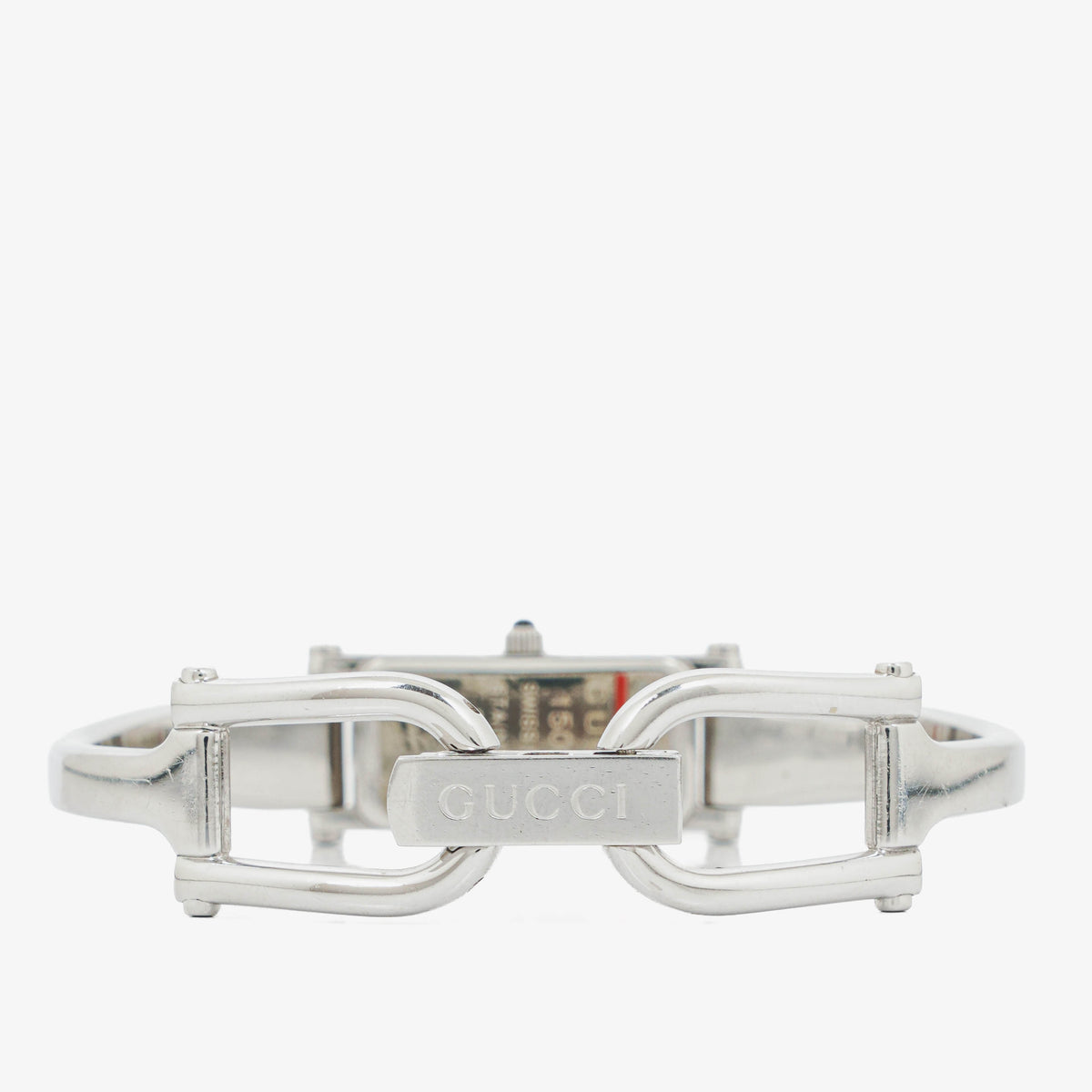 Gucci 1500L Rectangular Stainless Steel Watch