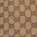Gucci Bamboo Top Handle Beige GG Canvas Bag