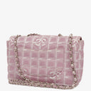 Chanel Pink Travel Line Chocolate Bar Single Flap Bag