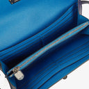 Hermès Kelly Longue Wallet In Bleu Saphir Epsom Leather