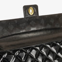 Chanel CC Maxi Logo Black Patent Leather Briefcase