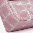 Chanel Pink Travel Line Chocolate Bar Single Flap Bag