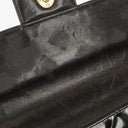 Chanel CC Maxi Logo Black Patent Leather Briefcase