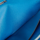 Hermès Kelly Longue Wallet In Bleu Saphir Epsom Leather