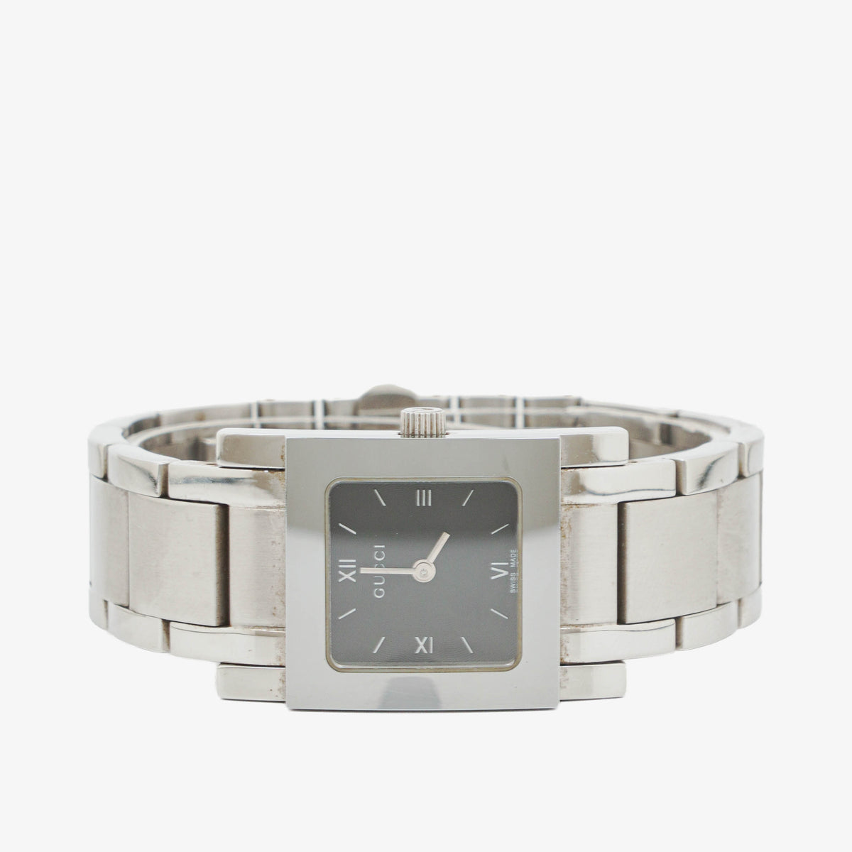 Gucci 7900L Rectangular Stainless Steel Watch
