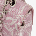 Chanel Pink Travel Line Chocolate Bar Single Flap Bag