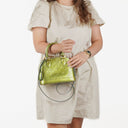 Louis Vuitton Alma BB Givre Monogram Vernis Leather Bag