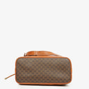 Celine Vintage Macadam Brown Drawstring Bucket Bag