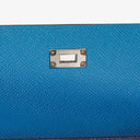 Hermès Kelly Longue Wallet In Bleu Saphir Epsom Leather