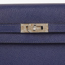 Hermès Kelly Longue Wallet In Bleu Saphir Epsom Leather
