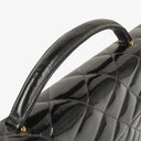 Chanel CC Maxi Logo Black Patent Leather Briefcase