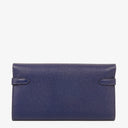 Hermès Kelly Longue Wallet In Bleu Saphir Epsom Leather