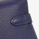 Hermès Kelly Longue Wallet In Bleu Saphir Epsom Leather