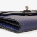 Hermès Kelly Longue Wallet In Bleu Saphir Epsom Leather