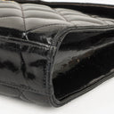 Chanel CC Maxi Logo Black Patent Leather Briefcase