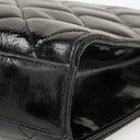 Chanel CC Maxi Logo Black Patent Leather Briefcase