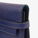 Hermès Kelly Longue Wallet In Bleu Saphir Epsom Leather