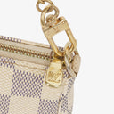 Louis Vuitton Mini Pochette Accessoires Damier Azur Clutch Handbag