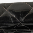 Chanel CC Maxi Logo Black Patent Leather Briefcase