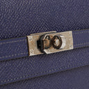 Hermès Kelly Longue Wallet In Bleu Saphir Epsom Leather