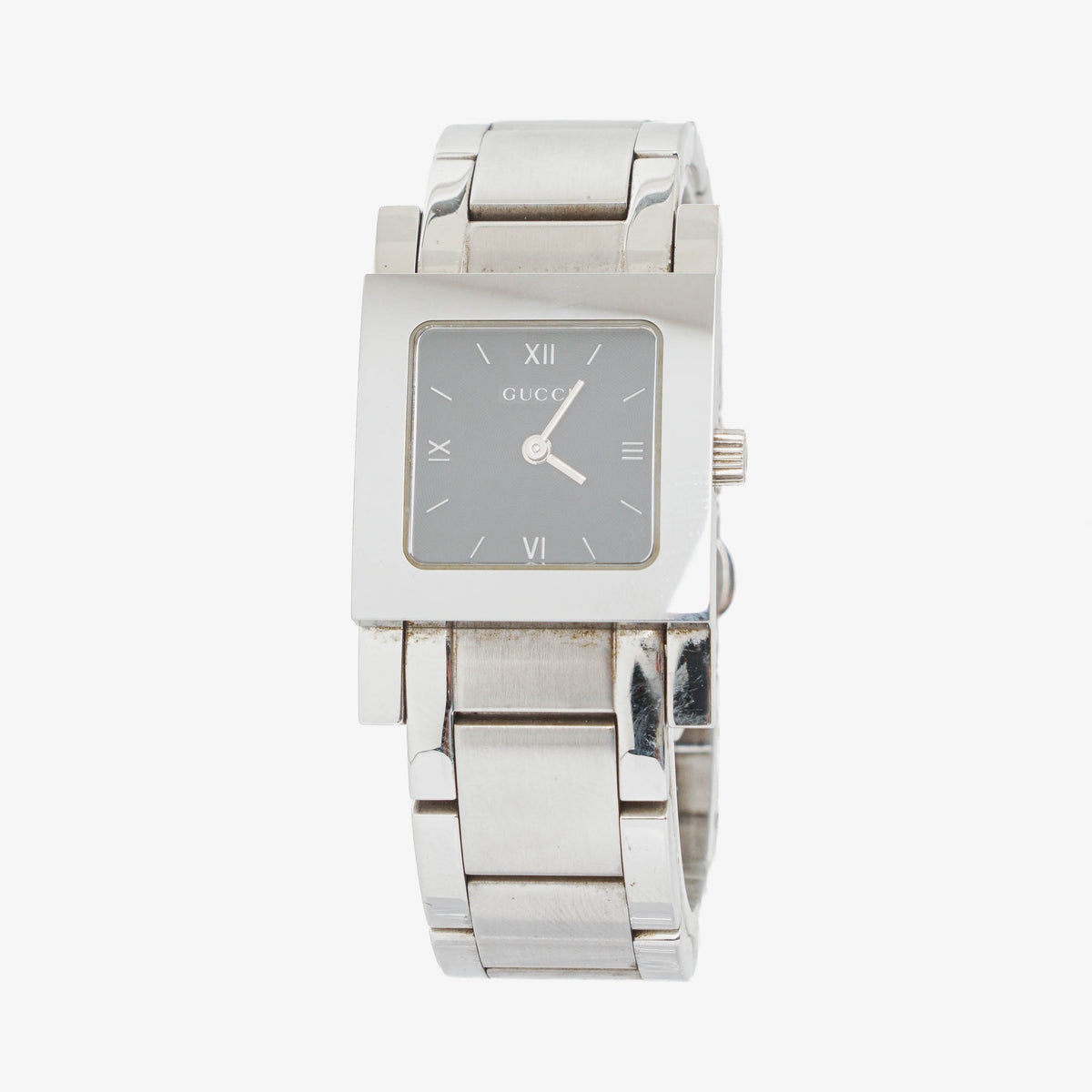 Gucci 7900L Rectangular Stainless Steel Watch