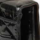 Chanel CC Maxi Logo Black Patent Leather Briefcase