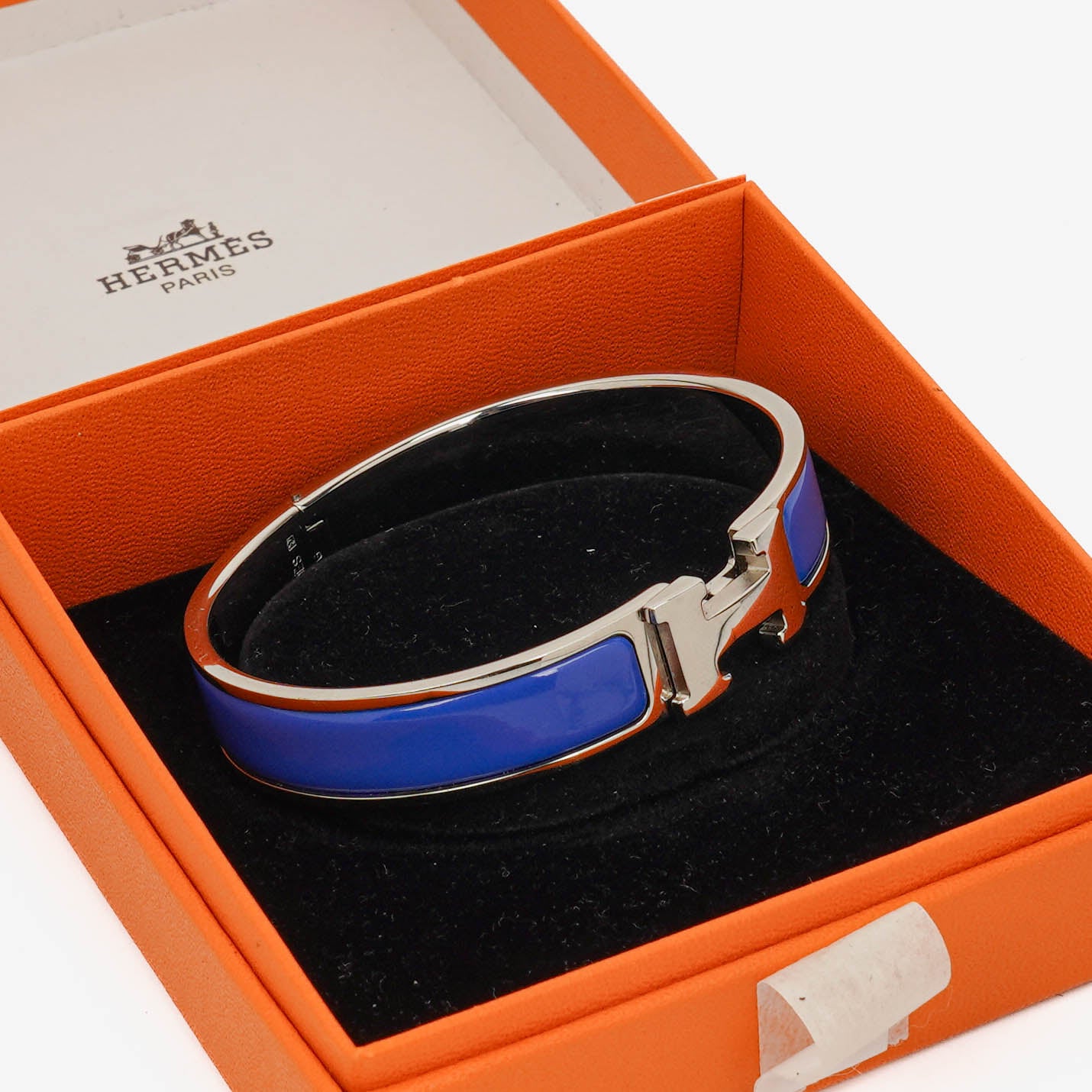 HERMES H bracelet 青とオレンジ Hermes Blue Enamel Clic Clac H Bracelet – PLAMEXS
