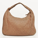 Bottega Veneta Nappa Intrecciato Brown Medium Veneta Hobo Bag Condition: Good