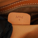 Celine Vintage Macadam Triomphe Brown Crossbody Bag