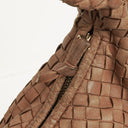 Bottega Veneta Nappa Intrecciato Brown Medium Veneta Hobo Bag Condition: Good