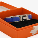 Hermes Blue Enamel Clic Clac H Bracelet