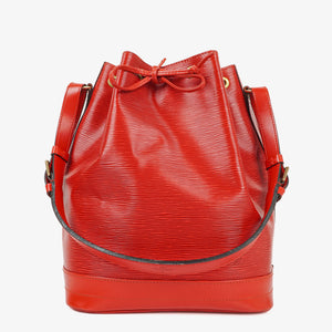 Louis Vuitton Noe Grande Red EPI Leather Shoulder Bag
