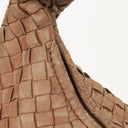 Bottega Veneta Nappa Intrecciato Brown Medium Veneta Hobo Bag Condition: Good