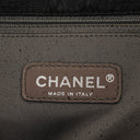 Chanel Black Coated Canvas Le Marais Flap Bag