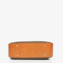 Celine Vintage Macadam Triomphe Brown Crossbody Bag