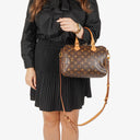 Louis Vuitton Speedy 25 Bandoulière Monogram Canvas Bag