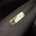 Chanel Black Coated Canvas Le Marais Flap Bag