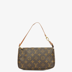 Louis Vuitton Pochette Accessoires Monogram Canvas Clutch Handbag